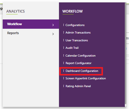 Dashboard Configuration